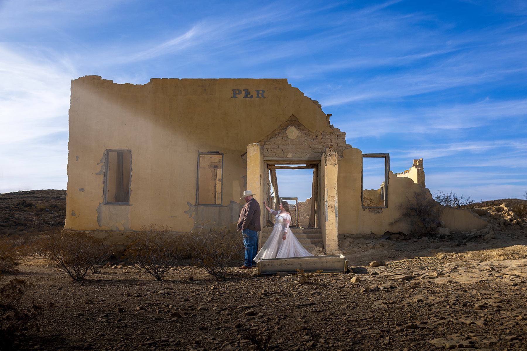 Terlingua desert wedding