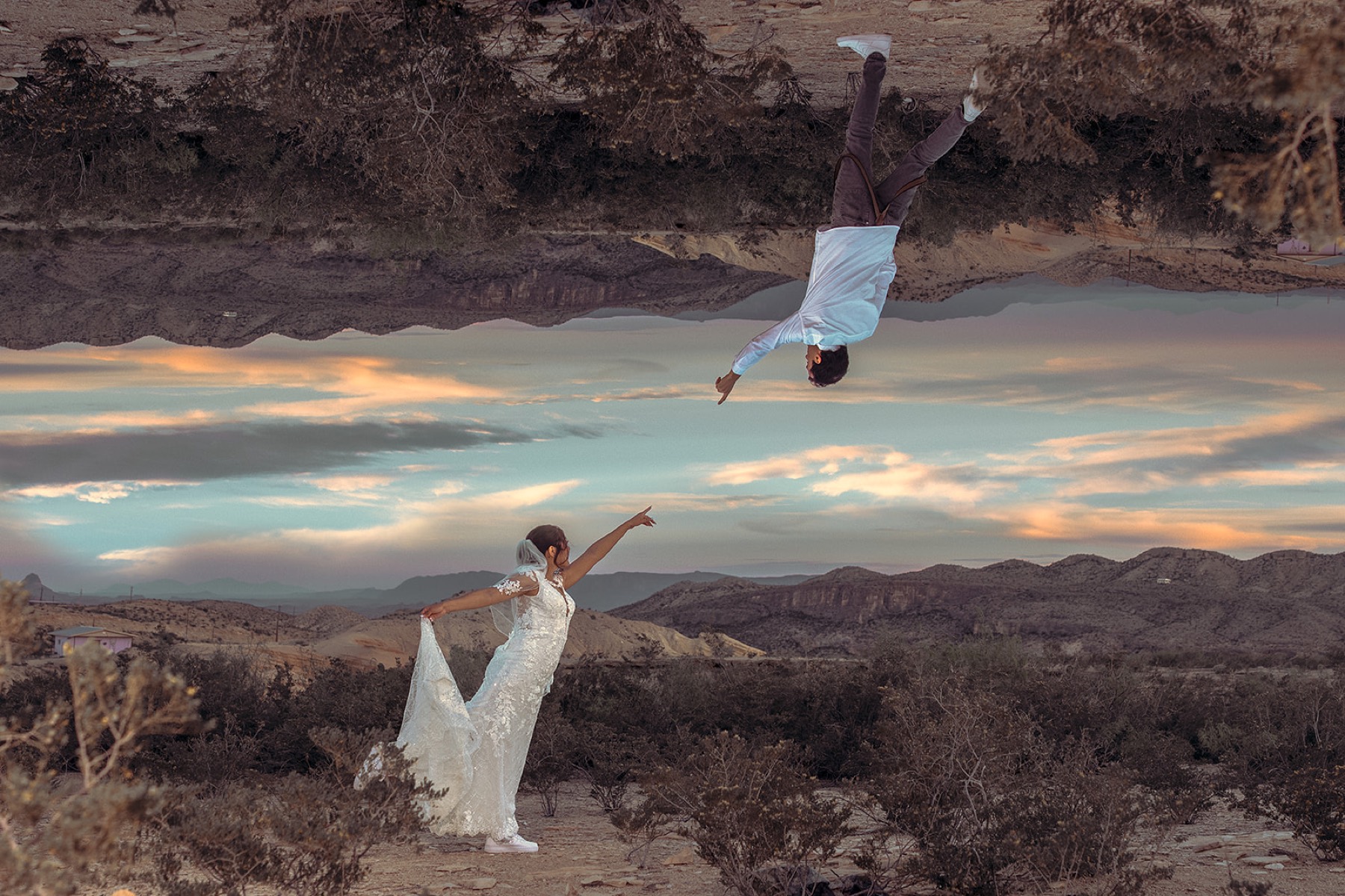 Araceli and Doug's elopement at Santa Elena Canyon, Big Bend