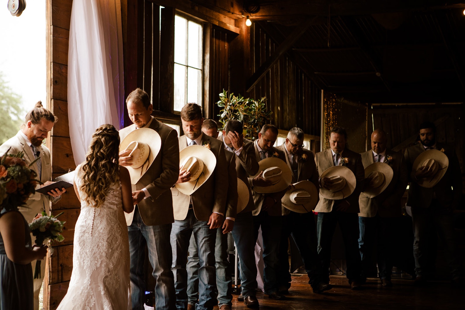 Jennifer and Floyd wedding at 1850 Settlement by GR Weddings