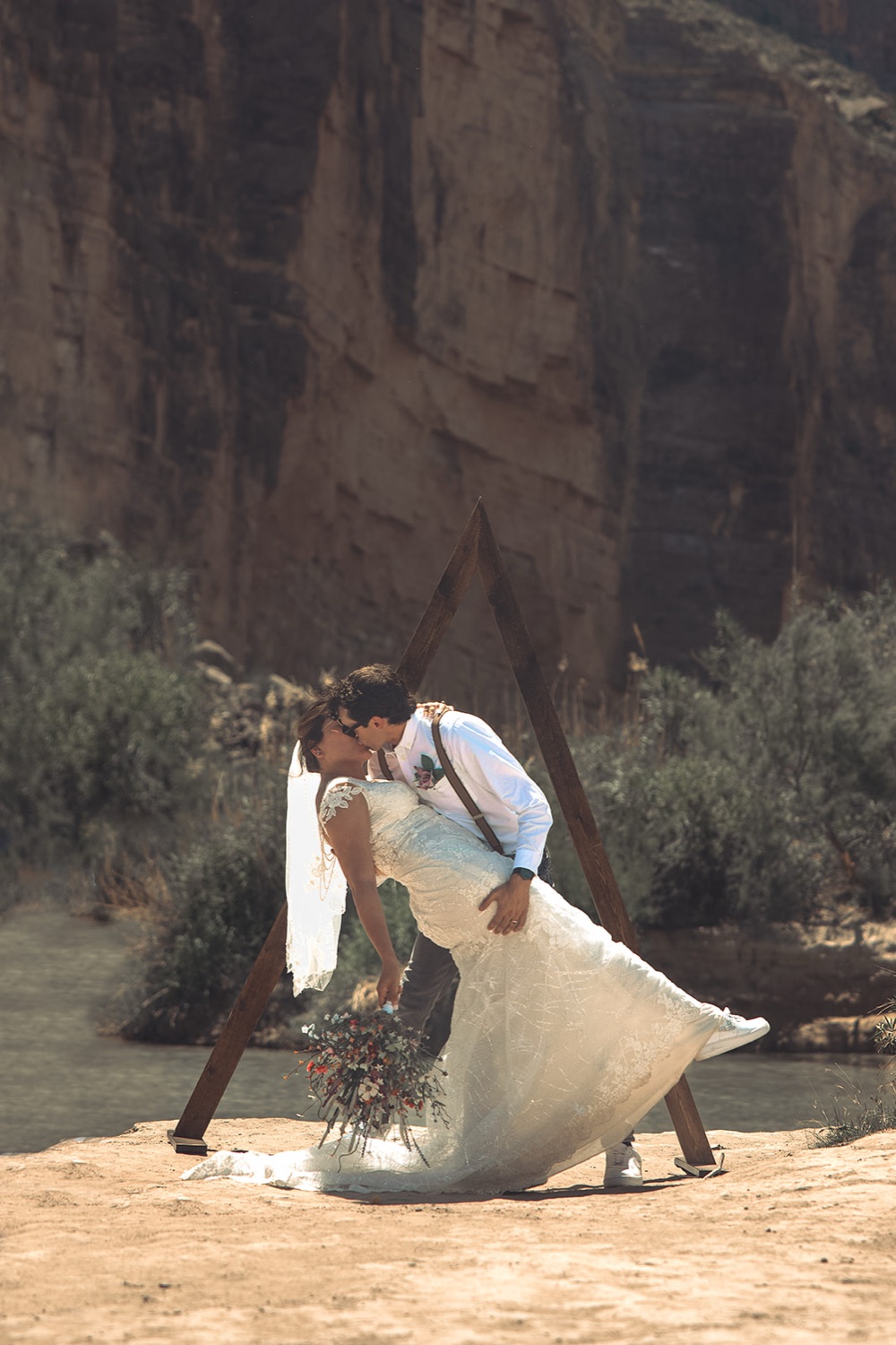 Araceli and Doug Big Bend wedding by GR Weddings