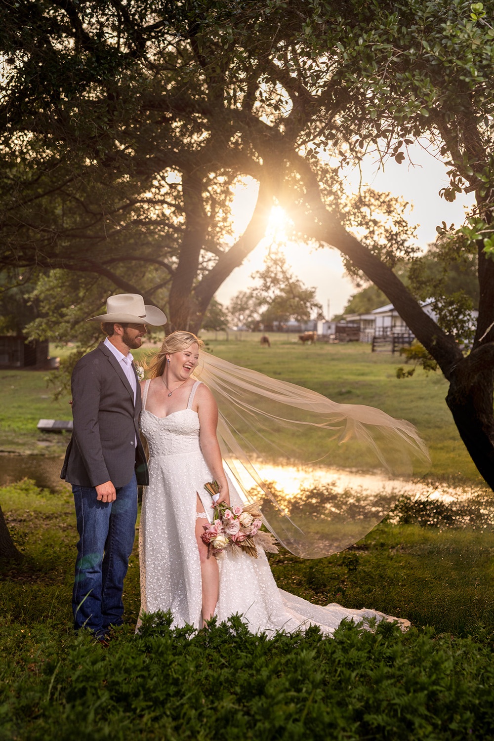 Peyton and Dean wedding at The Oaks at High Hill by GR Weddings