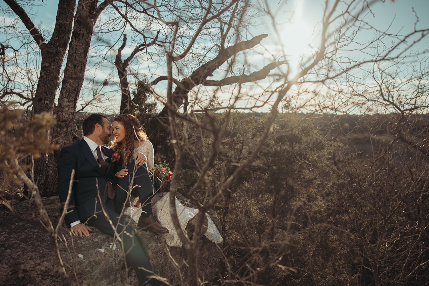 Liz and Jeremy wedding at Elm Pass Woods by GR Weddings