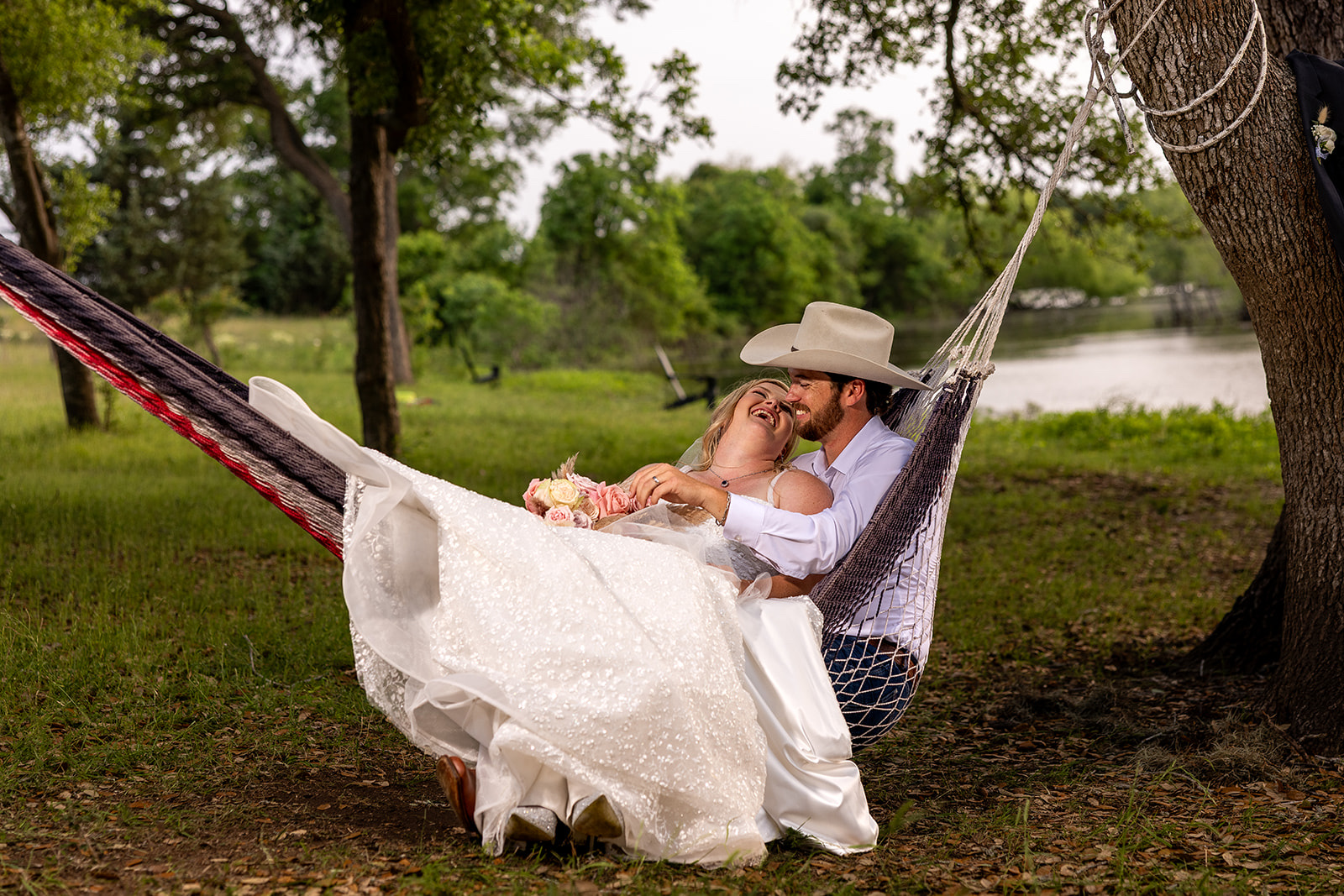 Peyton and Dean wedding at The Oaks at High Hill by GR Weddings